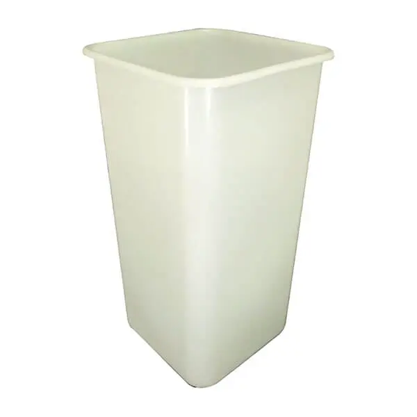 Square Bin 100 Litre White