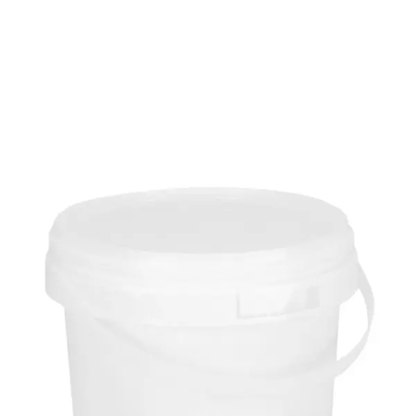 1.5l white pail with lid