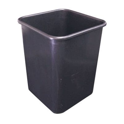 Square Bin 60 Litre Black