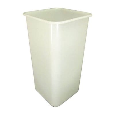 Square Bin 100 Litre White