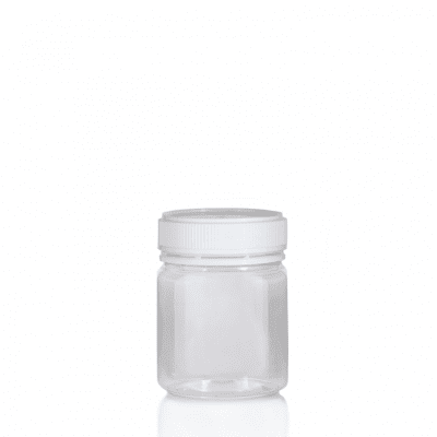 Jar PET Round 250g/200ml Clear 57mm neck