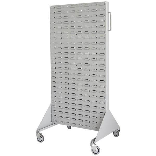 Mobile Trolley Free Standing Louvered Panel Rack