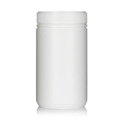 Powder Pot White Twin Start 1100ml T/E 100mm neck