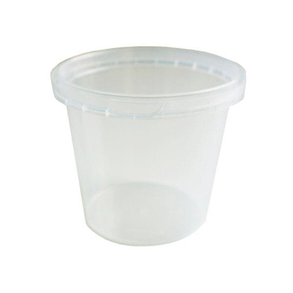 Tub Round 690ml Tamper Evident Clear