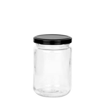 18260670100-glass-jar-round-twist-350ml-clear-black