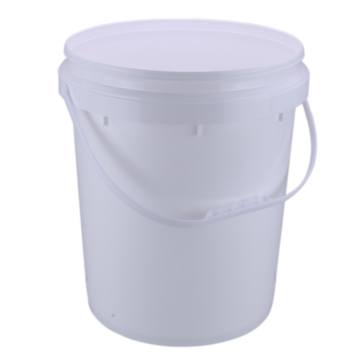 Pail Round 20 Litre White with Plastic Handle IFP Group NZ