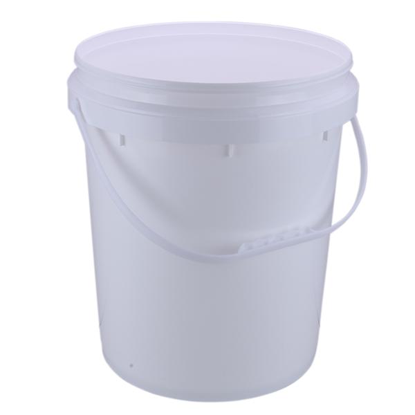 Pail Round 20 Litre White with Plastic Handle IFP Group NZ
