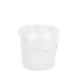 18048570100 10L Round Pail Clear No Lid