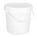 18048500101 10L Round Pail White Plastic Handle-zoom