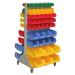 Mobile Trolley Free Standing Louvered Panel Rack