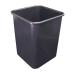 Square Bin 60 Litre Black